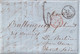 1862 - ENTREE ITALIE Par AMBULANT MONT CENIS - LETTRE De ALESSANDRIA => CORRE (HAUTE SAONE) - Entry Postmarks