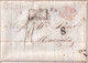 1836 - ENTREE ITALIE Par ANTIBES - LETTRE De NAPLES => MARSEILLE - Marques D'entrées