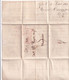 1819 - ENTREE ITALIE Par ANTIBES ROUGE - LETTRE De NAPLES => MARSEILLE - Entry Postmarks