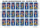 Denmark; Local Christmas Seals - Elleore, 1991, Full Sheet And 2 Advertising Labels  MNH(**), Not Folded, - Fogli Completi