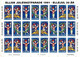 Denmark; Local Christmas Seals - Elleore, 1991, Full Sheet And 2 Advertising Labels  MNH(**), Not Folded, - Full Sheets & Multiples