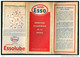 ESSO : Ancien Répertoire Kilometrique De La France, 13 Régions De La France En Tableau Individuel (17 Cm Sur 25 Cm) - Roadmaps