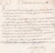 Delcampe - 1764 - Lettre Pliée Avec Corresp De Paris En Port Payé Vers Le Château Du Loir , Auj. Montval Sur Loir, Sarthe - 1701-1800: Precursors XVIII