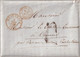 1854 - ENTREE BELGIQUE Par VALENCIENNES 3 - LETTRE De QUIEVRAIN SUP ! => COUIN PRES De PAS EN ARTOIS - Entry Postmarks