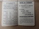 Guide-Horaire De Chamonix (74) De 1908 Offert Par L'hôtel De L'Europe.15 Pages. - Zonder Classificatie