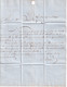 1854 - GB - ENTREE ANGLETERRE Par BUREAU AMBULANT (AM 2) CALAIS 2 - LETTRE De LONDRES => LYON - Marques D'entrées