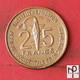 TOGO - FRENCH WEST AFRICA 25 FRANCS 1957 -    KM# 9 - (Nº43705) - Togo