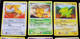 Carte Lot D 12 POKEMON Balbuto Dynavolt Apitrini Kangourex Ouisticram Chimpenfeu Evoli Tauros Galegon Polichombr Ymphect - Lots & Collections