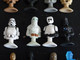 FIGURINES STAR WARS LA GUERRE DES ETOILES PIED VENTOUSE - PETIT LOT VRAC - Other & Unclassified