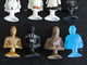 FIGURINES STAR WARS LA GUERRE DES ETOILES PIED VENTOUSE - PETIT LOT VRAC - Other & Unclassified