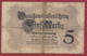 Allemagne  5  Reichsmark 1914 Dans L 'état--  --(276) - 5 Mark