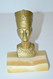 JOLIE STATUETTE BUSTE REINE NEFERTITI BRONZE Sur Plaque ONYX Collection VITRINE Déco - Arte Orientale