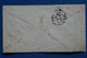 W5 INDIA BELLE LETTRE  RARE    1904 PETIT BUREAU  KUMUAKONAM   VOYAGEE A BAZAS FRANCE +  AFFRANCHISSEMENT INTERESSANT - 1882-1901 Empire