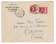 Lettre 1944 Algérie Académie Alger Collège Colonial De Garçons De Philippeville Pour Castres Tarn - Storia Postale