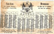 Delcampe - 3  Calendar Cards C1896 PUB Starch Stijfsel Antwerp Litho  F. H. HEUMAN Starch Stijfsel - Litho Cartes Bloem Fleur - Kleinformat : ...-1900