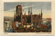 DANTZIG CARTE POSTALE -DANZIG ST MARIENKIRCHE VON SUDOST DEPART DANZIG 24-6-30 POUR LE DANEMARK - Storia Postale