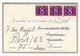 Pays Bas Delft 1965 Van Vierzen Nederland 8 Cent Bande De 3 Pour Bordeaux Redirigé à Paris Anniversaire Sécurité Sociale - Brieven En Documenten