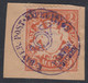 Bayern - 2 M. Wappen Wz.3 Briefstück Postexpeditions-Stpl. Partenkirchen - Other & Unclassified