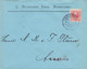 Denmark C. MICHELSENS ENKE, Brotype Ia MIDDELFART 1908 Cover Brief ASSENS Brotype Ia (Arr.) 10 Øre Fr. VIII. Stamp - Brieven En Documenten