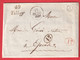 CURSIVE 49 TILLOY MARNE DECIME RURAL NOIR ET ROUGE BOITE RURALE A AUVE POUR EPENSE - 1801-1848: Vorläufer XIX