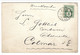 1899 From BASEL FIL.S.C. To COLMAR (German Occ.) . Drucksache Printed Matter 5 Rp. Cent. JOH.ULRICH JOOST & CO. LANGAU - Briefe U. Dokumente