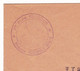 Lettre 1950 Orchies Nord Marianne De Gandon 15 F  Huissier André Decroos - 1945-54 Marianne De Gandon