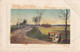 A10395- FOREST LAND ROAD VILLAGE PAINTING PEINTURE, GALOCZAS 1915 KOLOZSVAR CLUJ NAPOCA MAGYAR POSTA USED STAMP POSTCARD - Segnatasse