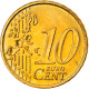 Monaco, 10 Euro Cent, 2001, Paris, SPL, Laiton, KM:170 - Monaco