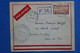 W7 MAROC  BELLE LETTRE FM RARE  1933  OUEDZEM POUR NANTERRE  FRANCE+ CACHET BLEU  + AFFRANCH. PLAISANT - Covers & Documents