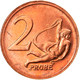 Vatican, 2 Euro Cent, Unofficial Private Coin, FDC, Copper Plated Steel - Essais Privés / Non-officiels