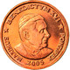 Vatican, 5 Euro Cent, Type 5, 2005, Unofficial Private Coin, FDC, Copper Plated - Privatentwürfe