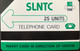 SIERRA-LEONE - Phonecerd - SLNTC (green) - 25 Units - Sierra Leone