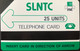 SIERRA-LEONE - Phonecerd - SLNTC (green) - 25 Units - Sierra Leona