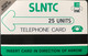 SIERRA-LEONE - Phonecerd - SLNTC (green) - 25 Units - Sierra Leone