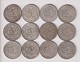 Lot De 12 X 1 Peso Mexique 1957-1964 - Messico