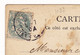 Carte Postale 1904 Type Blanc 5 Centimes Tarbes Hautes-Pyrénées Bordeaux Gironde Tannerie Adour Tanneur Cuir - 1900-29 Blanc