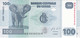 BILLETE DE EL CONGO DE 100 FRANCS DEL AÑO 2013 SIN CIRCULAR (ELEFANTE-ELEPHANT)(BANK NOTE) UNCIRCULATED - Repubblica Del Congo (Congo-Brazzaville)