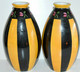 Delcampe - BELLE PAIRE De GRANDS VASES ART DECO CERAMIQUE LA CHARENTAISE NO RENOLEAU 1930 COLLECTION DECO VITRINE - Angoulême/Le Renoleau (FRA)