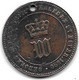 *token Willem III 1817-1890 - Adel