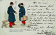 ► CPA  1904 Militaire Humour Signée  Albert Guillaume - " Extinction Des Feux" (Carte N°  ) Chocolat Louis - Umoristiche