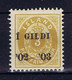 Iceland: 1902 Mi Nr 23B  MH/*, Mit Falz, Avec Charnière - Nuevos