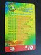 SINT MAARTEN PREPAID $10, - CARNIVAL 2007 SCHEDULE  TC CARD /TELCELL    VERY FINE USED CARD        ** 5788** - Antilles (Netherlands)