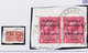 Ireland Military Kildare First Day Issue 1922 Dollard Rialtas 1d Pair Used On Piece CURRAGH CAMP MO&SB 17 FE 22 - Used Stamps