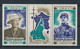 Delcampe - BEAU LOT FDC CARTES ENVELOPPES BLOCS TIMBRES DENTELES NON DENTELES GENERAL CHARLES DE GAULLE - De Gaulle (Generaal)