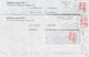 FRANCE  VARIETES DE PIQUAGE SUR COURRIER COMMERCIAL  SPECTACULAIRE - Lettres & Documents