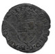 Douzain Du Dauphiné. Henri II, 1552. Fine Monnaie Fendue En Billon 2.2 Grammes, Superbe Patine (497) - 1547-1559 Henry II