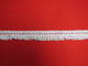 Dentelle Bordure à Franges Coton Blanc Environ 14 M Largeur 2 Cm N°11 Galon Bordure Couture Mercerie - Spitzen Und Stoffe