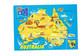 Cpm - Australie - Carte Géographique Illustration Avion Cessna ? Tortue Kangourou Crocodile Requin Train - 2006 Hobart - Outback