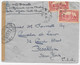 ALGERIE WW2 1940 French Alger TA 316 Censored Cover Algiers To USA Brooklyn New-York Censure Ouvert Autorité Militaire - Brieven En Documenten