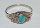 Delcampe - JOLIE BAGUE ARGENT ANCIENNE Poinçon 925e & TURQUOISE Fond De Stock Bijoutier XXe Collection Bijou Ancien - Bagues